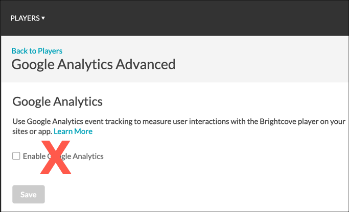 Google Analytics in Studio