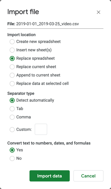 import csv